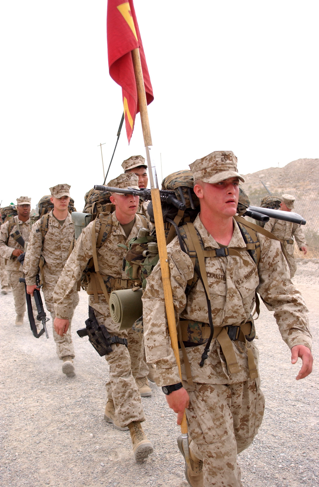 2/7 hikes Combat Center welcomes new Marines gt Headquarters Marine