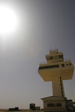 AL ASAD, Iraq (March 24, 2008) ? Detachment Alpha, Marine Air Control Squadron 1, 3rd Marine Aircraft Wing (Forward), is responsible for providing all-weather air traffic control services to civilian, tactical and non-tactical aircraft operating within al-Asad?s airspace. (United States Marine Corps Photo by Lance Cpl. Michael Stevens)