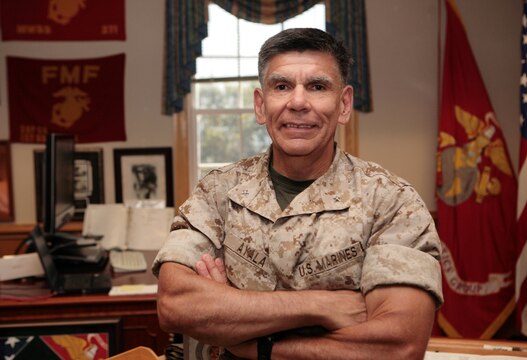 Brig. Gen. Juan G. Ayala, outgoing commanding general for 2nd Marine Logistics Group, is moving on to become chief of staff at United States Southern Command in Miami.  Ayala successfully commanded the 2nd MLG for two years, during which time the unit supported operations in Iraq and Afghanistan.  “I went to the units a lot, and I won’t forget how competent they were and how well they did,” said Ayala.