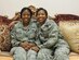 Senior Airman Crystal Griffin, 379th Expeditionary Logistics Readiness Squadron, and her mother Capt. Greta Lewis, 386th Air Expeditionary Wing Public Affairs, are deployed simultaneously in the area of responsibility. (U.S. Air Force courtesy photo) 

