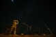 U.S. Air Force Tech. Sgt. Omar Nurse, battlefield weather forecaster, 19th Expeditionary Weather Squadron, uses night vision goggles to conduct a weather observation, making sure visibility and climate matches the main weather sensor data on Oct. 7, 2012, at Forward Operating Base Shank, Afghanistan. The 19th EWS provides Army ground commanders with accurate and real-time weather conditions and offers alternative options to help commanders make informed decisions on combat operations. (U.S. Air Force photo/Staff Sgt. Jonathan Snyder)