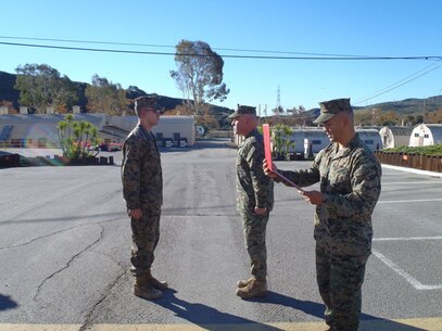LCpl Bonilla Promotion 2 Jan 13