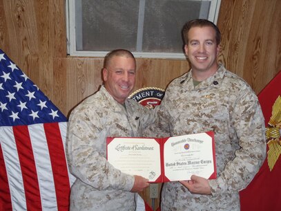 GySgt Moseley Reenlistment 27 Sep 12
