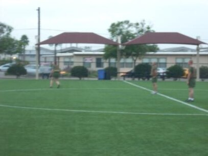CLC-11 Marines playing soccer