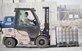 U.S. Air Force Airman 1st Class Mickey Laskowsky, 380th Expeditionary Force Support Squadron food services technician, uses a 6K forklift to lift a steel supported tub of cooking oil an at undisclosed location in Southwest Asia July 3, 2013. Laskowsky is the main forklift operator for the 380th EFSS where he uses it to deliver water to 58 different stops a day. He is originally from Pittsburgh, Penn., and is stationed with the 171st Air Refueling Wing with the Pennsylvania Air National Guard. (U.S. Air Force photo by Senior Airman Jacob Morgan)