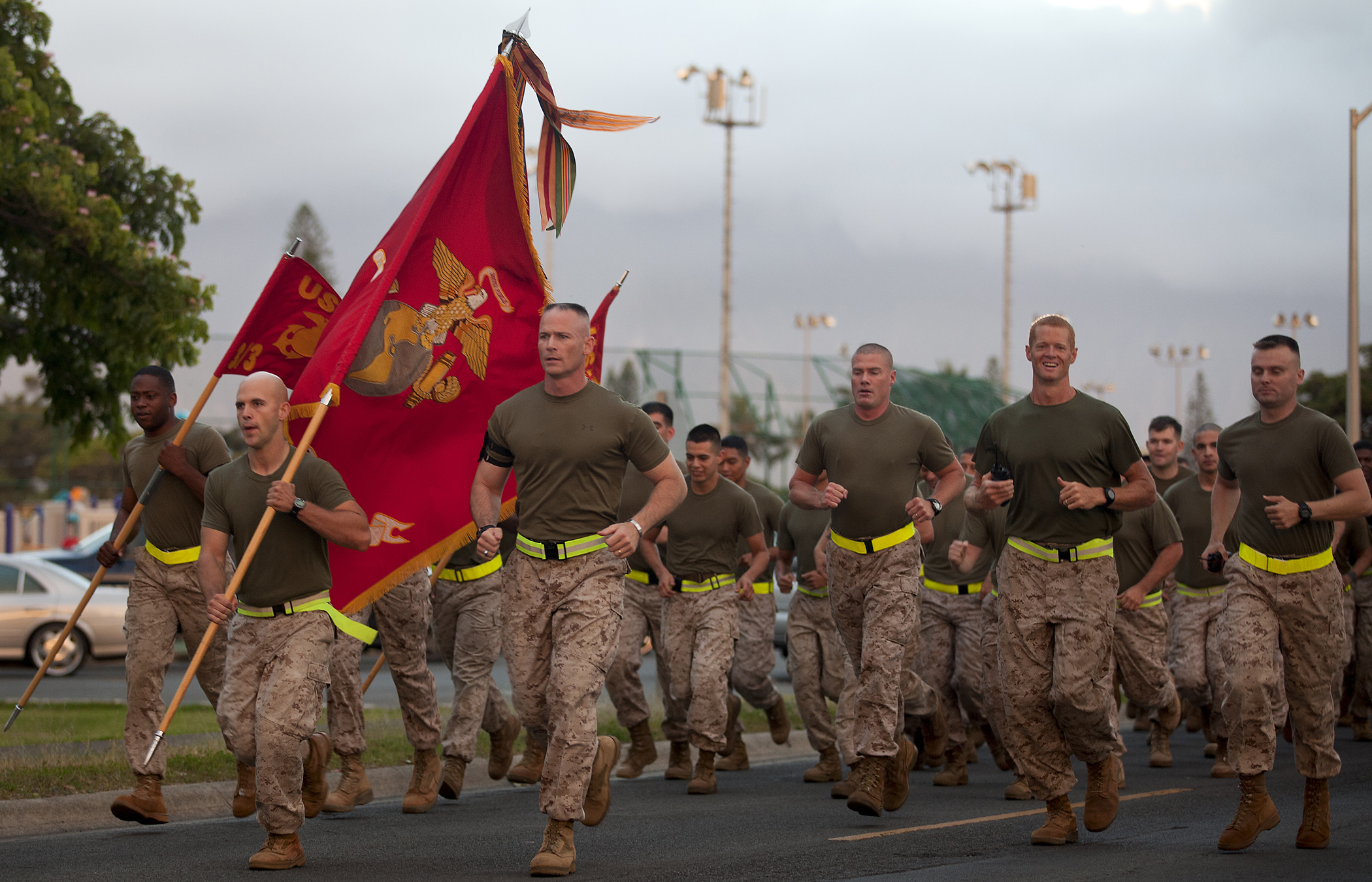 3rd Marine Regiment holds run, ceremony to honor 119 fallen heroes