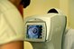 Airman 1st Class Chellbie Gonzales, 455th Expeditionary Medical Group ophthalmologist technician, conducts an eye exam on an Afghan patient before determining her prescription in the Korean Hospital on Bagram Air Field, Afghanistan, Sept. 18. Following the exam, Gonzales searched through hundreds of donated eye glasses for a matching prescription. Since arriving on Bagram five months ago, Maj. Marcus Neuffer, ophthalmologist and his assistant Gonzales, established a glasses donation center to provide glasses to Afghan and coalition members in need. The glasses come from former patients and non-profits. This is the second time they have held an eye glasses clinic here. They both are deployed from Keesler Air Force Base, Miss. (U.S. Air Force photo/ Staff Sgt. Stephenie Wade)
