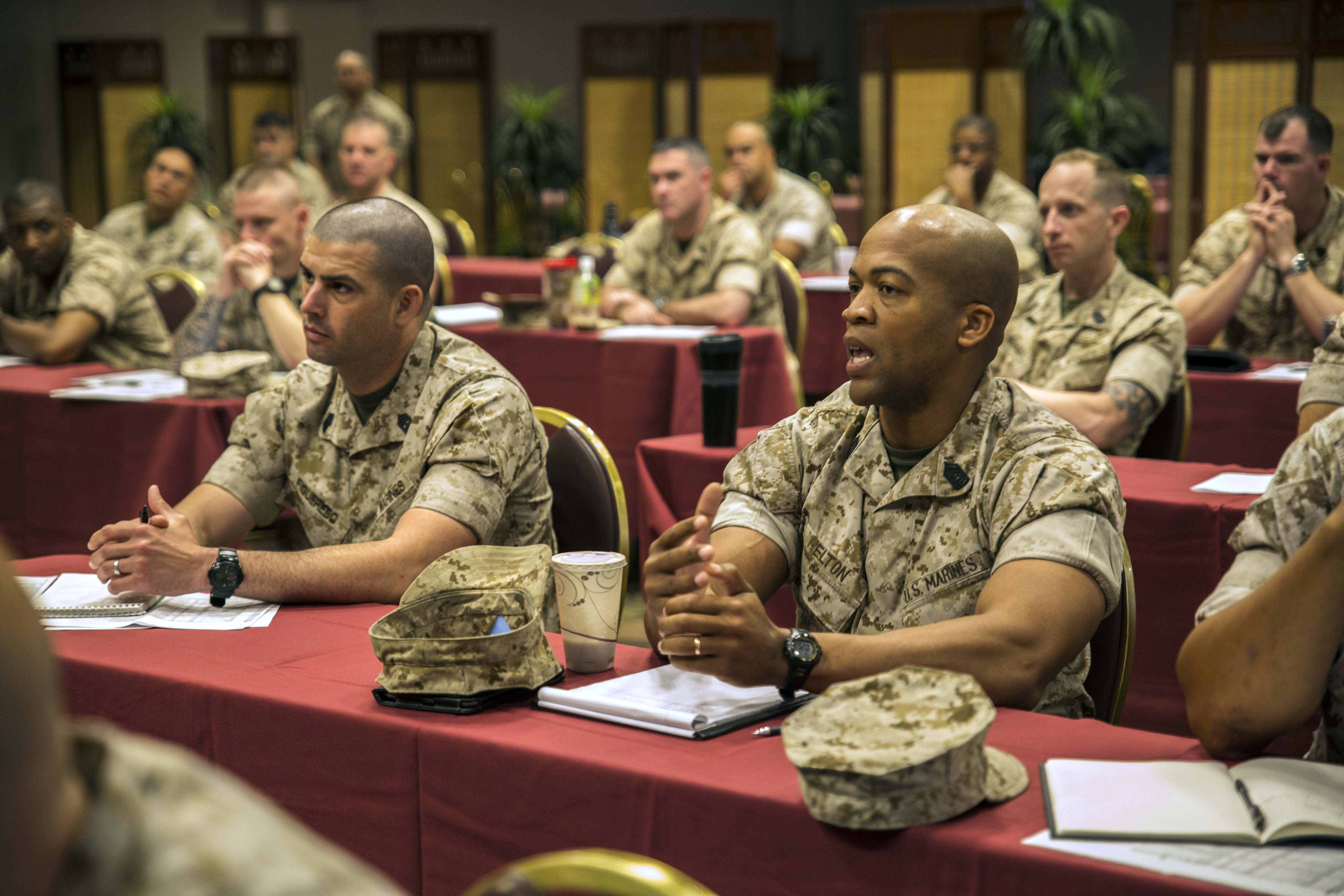 Seminar Brings Together Senior Enlisted Marines On Okinawa Okinawa