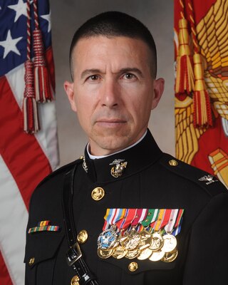 Benjamin Watson, commanding officer, Marine Barracks Washington, D.C. - 140630-M-XG913-004