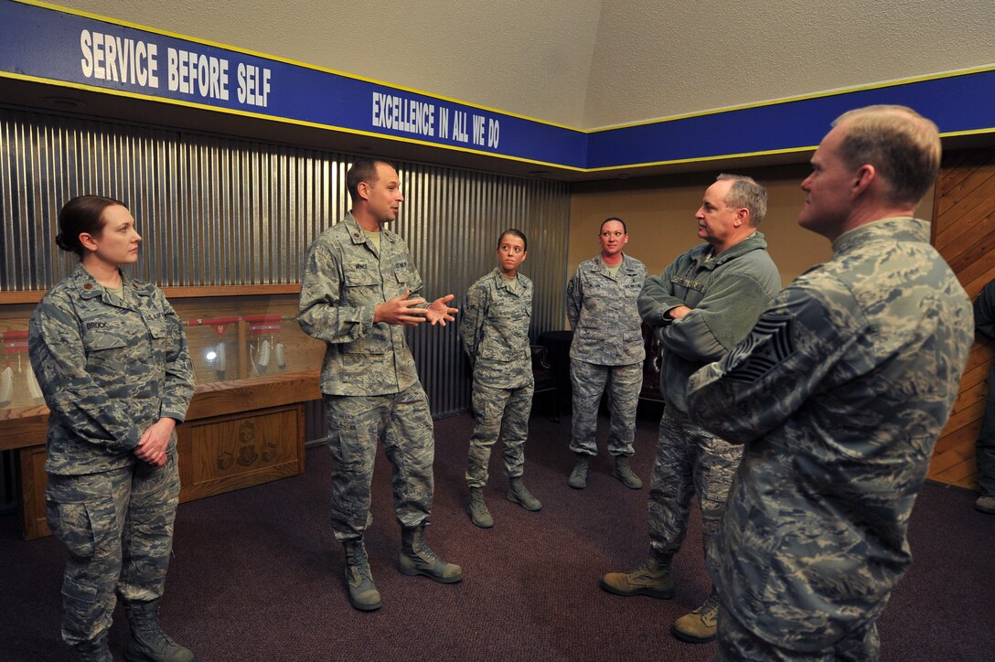 CSAF CMSAF Visit Altus AFB