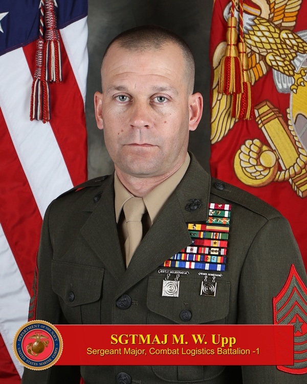 Sergeant Major Upp 1st Marine Logistics Group Leaders