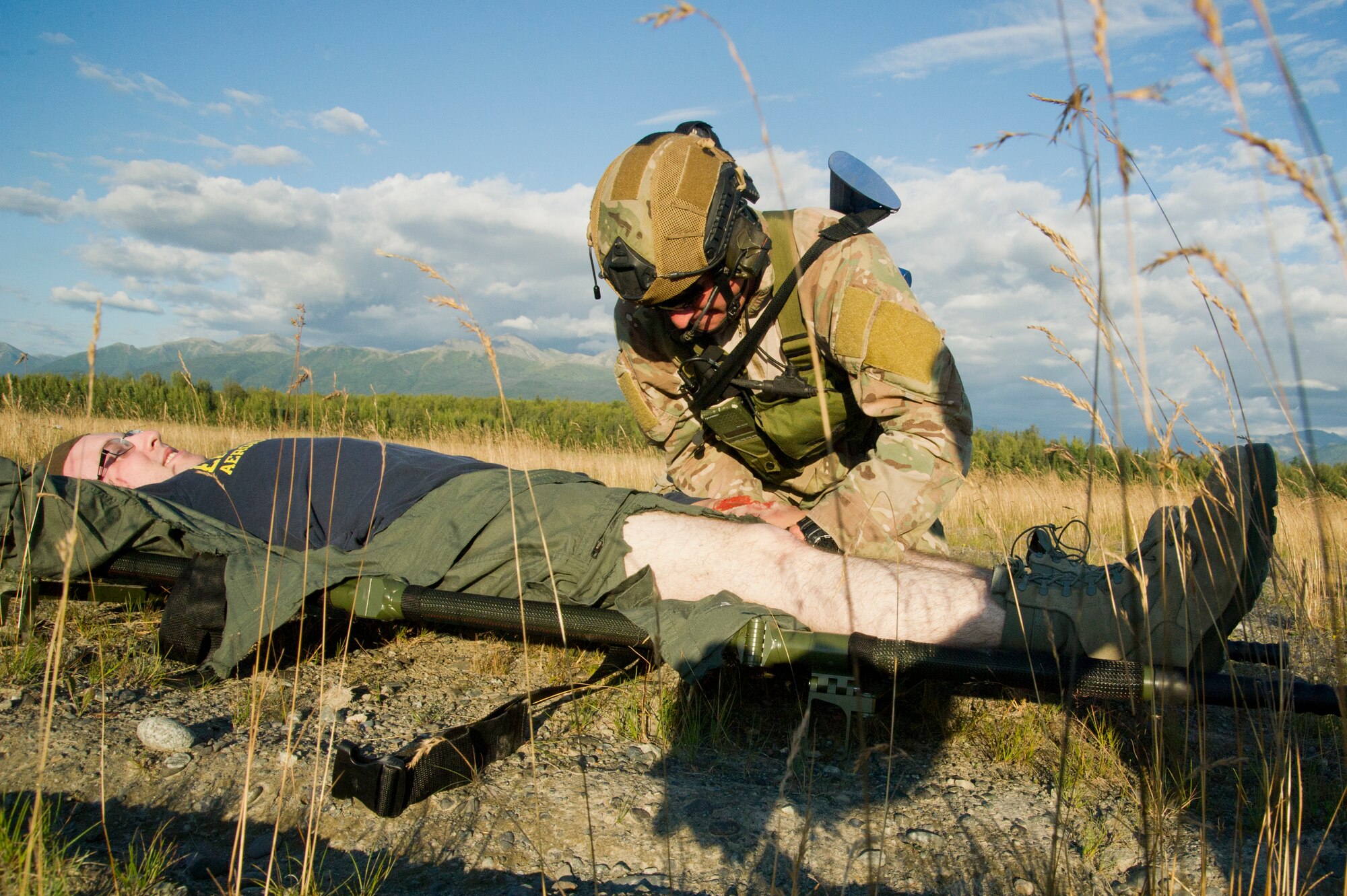 D M Airmen Participate In Casualty Combat Training Davis Monthan Air