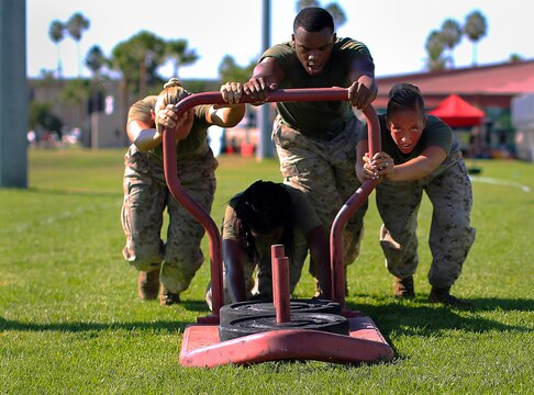 Marines with Team Run With It put their speed, agility, and strength to the test during the Tactical Athlete Challenge here, Sept. 17 as part of the Commanding General’s Cup. 

Team Pugulatraz placed first in the men’s division and Team Equal Opportunity placed first for the women’s.
