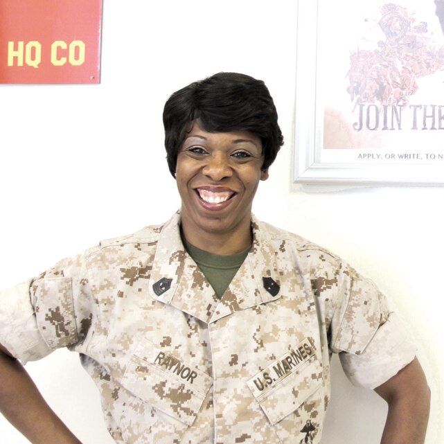 Master Gunnery Sergeant Shalanda Raynor Inspires Female Marines