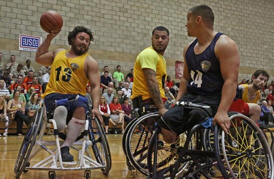 The Wounded Warrior Regiment held the 2015 Marine Corps Trials at the Paige Fieldhouse, March 3-11. The Marine Corps Trials were established to promote the health and wellness of wounded, ill, and injured Marines and Sailors. More than 260 athletes from different countries competed in eight different sports including archery, shooting, swimming, cycling, track and field, wheelchair basketball and sitting volleyball.