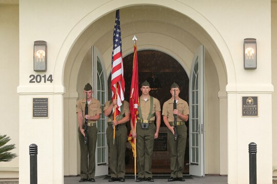 Camp Pendleton opened the doors May 15, to new, free temporary housing facilities for military families visiting wounded Marines and Sailors at the base Naval Hospital. Brig. Gen. Edward D. Banta, Commanding General, Marine Corps Base Camp Pendleton, Marine Corps Installations – West, and Kenneth Fisher, chairman and chief executive officer of the Fisher House Foundation responsible for establishing the facilities, were present for the ribbon cutting ceremony.
