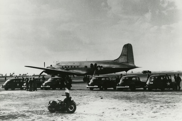 The Sacred Cow transported President Roosevelt to the Yalta Conference in February 1945. (U.S. Air Force photo)