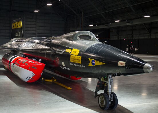 The North American X-15A-2 was moved from the restoration hangar to the museum’s new fourth building on Oct. 2, 2015. The X-15 became the first aircraft to be moved into the fourth building, where it will be part of the expanded Space Gallery. (U.S. Air Force photo by Ken LaRock)
