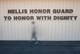 A member of the Nellis Air Force Base Honor Guard walks during a team practice session at Nellis AFB, Oct. 13, 2015. The Nellis AFB Honor Guard’s mission is “To honor with dignity” and each member is reminded of that when they see the front of the team’s building. (U.S. Air Force photo by Staff Sgt. Siuta B. Ika)