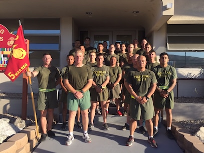Camp San Mateo-A group of selected Sergeants of the Fighting Fifth Marine Regiment participated in the Committed and Engaged Leaders Physical Training session.
