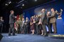 Defense Secretary Ash Carter applauds the winners of the 2016 Employer Support Freedom Award at the Pentagon, Aug. 26, 2016. Fifteen companies received the award. DoD photo by Navy Petty Officer 1st Class Tim D. Godbee