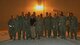 Airmen with the 379th Air Expeditionary Wing Chaplain Corps and helping agency team conduct their monthly “blitz” at Al Udeid Air Base, Qatar, Nov. 30, 2016. The blitz is organized to reach out to Airmen that work the night shift because they don’t usually have the same opportunity to interact with the HAT members that day shift Airmen do. (U.S. Air Force photo by Senior Airman Cynthia A. Innocenti)