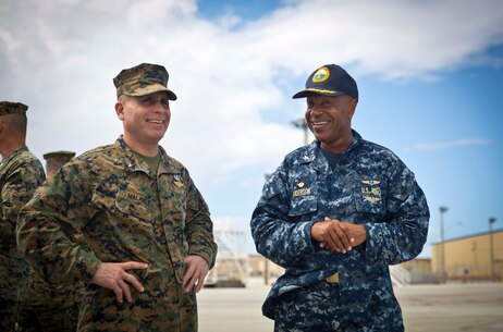 Brigadier General Joaquin Malavet, Commanding General of Marine Corps Installations Pacific, toured the territory of Guam, visiting Naval Base Guam, Naval Hospital Guam, Andersen Air Force Base and future sites of Marine Corps installations.
