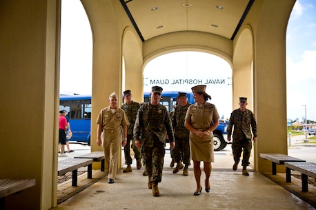 Brigadier General Joaquin Malavet, Commanding General of Marine Corps Installations Pacific, toured the territory of Guam, visiting Naval Base Guam, Naval Hospital Guam, Andersen Air Force Base and future sites of Marine Corps installations.
