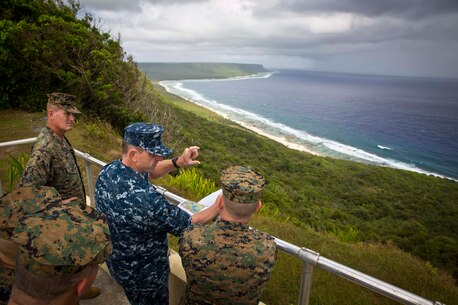 Brigadier General Joaquin Malavet, Commanding General of Marine Corps Installations Pacific, toured the territory of Guam, visiting Naval Base Guam, Naval Hospital Guam, Andersen Air Force Base and future sites of Marine Corps installations.
