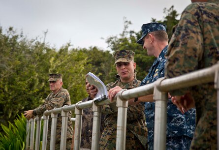 Brigadier General Joaquin Malavet, Commanding General of Marine Corps Installations Pacific, toured the territory of Guam, visiting Naval Base Guam, Naval Hospital Guam, Andersen Air Force Base and future sites of Marine Corps installations.

