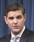 Pentagon Press Secretary Peter Cook addresses reporters' questions during a briefing at the Pentagon, Feb. 19, 2016. DoD photo by Navy Petty Officer 1st Class Tim D. Godbee