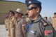 Coalition military members stand in formation during the Bastille Day ceremony July 14, 2016, at Al Udeid Air Base, Qatar. France is one of 20 nations supporting the air Coalition that provides decisive air and space power to combat Daesh and other terrorist organizations and ensure the stability of the Southwest Asia region. (U.S. Air Force photo/Technical Sgt. Carlos J. Treviño/Released)
