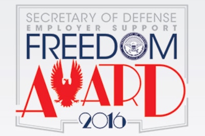 Secretary of Defense Employer Support Freedom Award 2016 logo