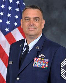 Chief Master Sgt. Michael Aumack, Chief Enlisted Manager
