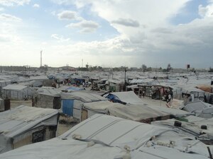 Jean Marie Vincent IDP camp, where Brazilian troops often carried out patrols.