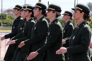 The Brazilian Army was the first army in South America to accept women into its ranks.