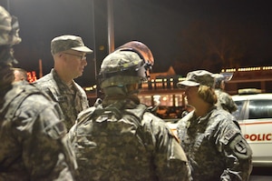 Colonel Sharon Martin in action.