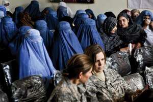 The National Guard State Partnership Program has forged many promising relationships with partner nations, allowing successful exchanges of knowledge, techniques, and ideas. Here, the Iowa National Guard’s 734th Agribusiness Development Team and Afghan women from the Kunar Provincial Reconstruction Team gathered to celebrate Women’s Day.