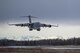 A C-17 Globemaster III from the 517th Airlift Squadron lands at Bryant Army Airfield on Joint Base Elmendorf-Richardson, Alaska, March 7, 2016. The event marked the first time a C-17 has taken off from the airfield since its construction in 1958, when the runway was built by the Army on then-separate Fort Richardson to support Soldiers in remote areas of Alaska. (U.S. Air Force photo/Senior Airman James Richardson)