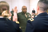 On May 13, Lt. Gen. Stewart visited his alma mater, Western Illinois University, to commission the latest class of ROTC cadets.