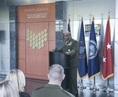 On May 26, DIA Director Lt. Gen. Vincent Stewart spoke at DIA's Memorial Day Observance and honored the men and women who have fallen in defense of the United States. 

Lt. Gen. Stewart asked that we, "remember the 1.27 million Americans who spilled their blood for this great nation over the past 239 years," including 25 of DIA's own men and women whose names are engraved in DIA’s Patriots Memorial. Going further, he remarked that Memorial Day, “is a day of prayer for permanent peace so that more might not have to give their lives on the altar of freedom.”
