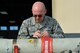U.S. Air Force Senior Airman Benjamin Pollard, 20th Aircraft Maintenance Squadron load crew member, inspects an inert 2,000 pound guided bomb unit, during a Load Crew of the Quarter competition at Shaw Air Force Base, S.C., Nov. 23, 2016. During the competition, crews loaded three different munitions onto an F-16CM Fighting Falcon. (U.S. Air Force photo by Airman 1st Class Christopher Maldonado)