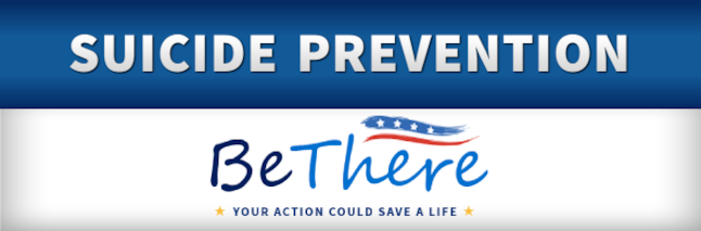 We can all play a role in preventing suicide, but many people don't know what they can do to support the service member or veteran who is going through a difficult time. The Defense Department's theme for Suicide Prevention Month is: BeThere - your action could save a life.