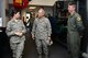Maj. Gen. Robert Labrutta, 2nd Air Force commander, visits with Airman 1st Class Kristyn Widger, 82nd Aerospace Medicine Squadron aerospace physiology technician, for a tour of their spatial disorientation trainer at Sheppard Air Force Base, Texas, Oct. 5, 2016. The 82nd AMDS Airmen also shared other teaching methods they use to prepare student pilots for training. (U.S. Air Force photo by Senior Airman Kyle E. Gese)