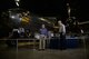 .S. Army Air Corps World War II veterans John “Jerry” Johnson (left) and Milton Dienes address a crowd at the National Museum of the U.S. Air Force on Wright-Patterson Air Force Base, Ohio, Sept. 23, 2016. The presentation took place in front of a display of images the men had processed of the atomic bombing on Nagasaki, Japan, by the B-29 bomber Bock’s Car. During the war, the veterans served in the 9th Photographic Technical Squadron which was responsible for processing imagery captured during and after the atomic strikes on Hiroshima and Nagasaki, Japan. The veterans traveled to Wright-Patterson AFB to meet with members of the 14th Intelligence Squadron and National Air and Space Intelligence Center before visiting the museum.  (U.S. Air Force Photo/Master Sgt. Tammie Moore)
