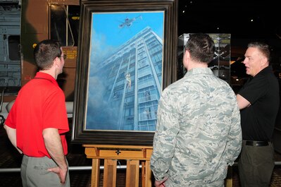 April 2018 painting showing