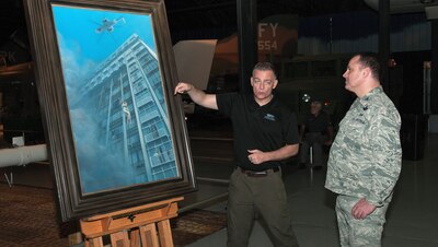 April 2018 painting showing