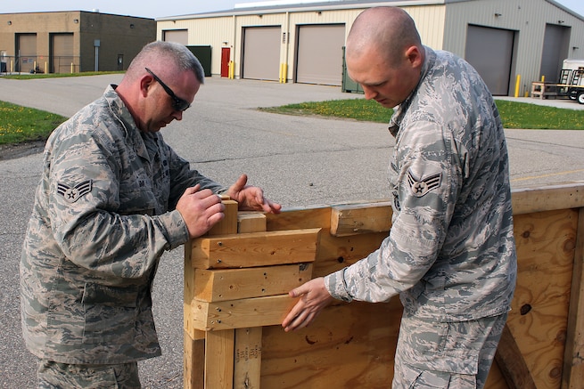 Training at Selfridge Air National Guard Base, Mich.