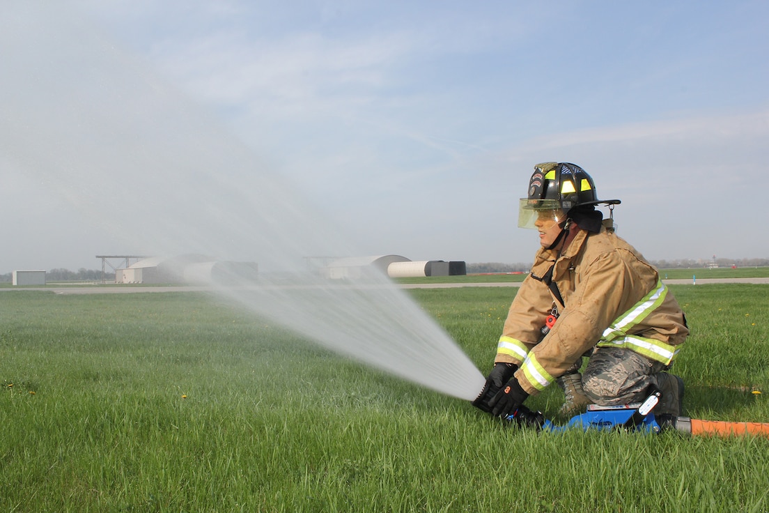 Training at Selfridge Air National Guard Base, Mich.