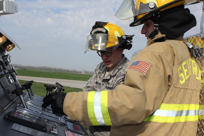 Training at Selfridge Air National Guard Base, Mich.